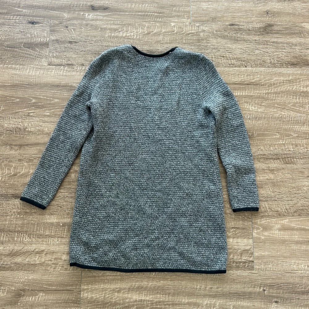 Talbots Gray Open-Front Sweater - Picture 6 of 6